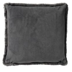 Coussin Zaya Charcoal Gray Gris Fonce 45x45cm 6 Coussin Zaya Charcoal Gray Gris Fonce 45x45cm -Magasin De Literie 622451 packshot