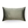 Taie D'oreiller En Soie Vert Sauge 76x51cm 1 Taie D'oreiller En Soie Vert Sauge 76x51cm -Magasin De Literie 683034 pakcshot
