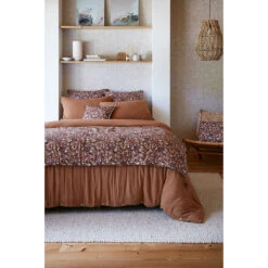 Bout De Lit En Gaze De Coton Imprimée Camel 90x200cm - Capucine 8 Bout De Lit En Gaze De Coton Imprimée Camel 90x200cm - Capucine -Magasin De Literie bout de lit en gaze de coton imprimee camel 90x200cm capucine 664018 664018 FRN05 WEB