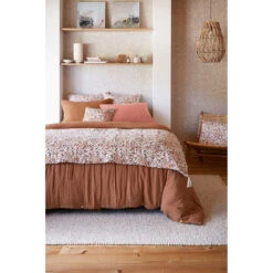 Bout De Lit En Gaze De Coton Imprimée Pampa 90x200cm - Capucine 9 Bout De Lit En Gaze De Coton Imprimée Pampa 90x200cm - Capucine -Magasin De Literie bout de lit en gaze de coton imprimee pampa 90x200cm capucine 664016 664016 FRN05 WEB