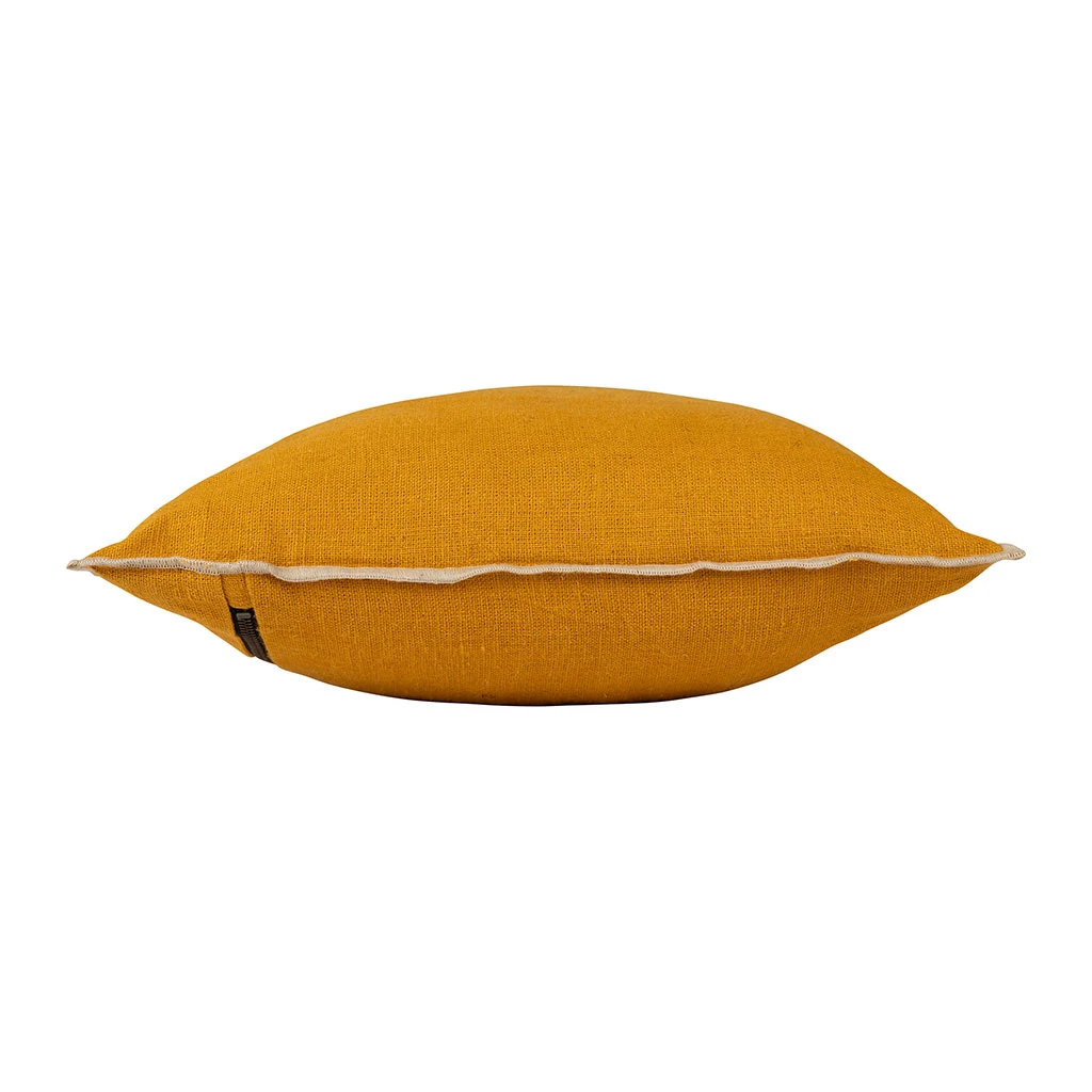 Housse De Coussin Chennai Chamoi 40x60cm En Lin Lave 4 Housse De Coussin Chennai Chamoi 40x60cm En Lin Lave – Image 2