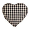 Coussin Cœur En Coton à Carreaux Noir 40x35cm - Campagne 2 Coussin Cœur En Coton à Carreaux Noir 40x35cm - Campagne -Magasin De Literie coussin coeur en coton a carreaux noir 40x35cm campagne 201923 201923 DEB WEB