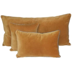Housse De Coussin En Velours Chamois 40x60cm - Delhi