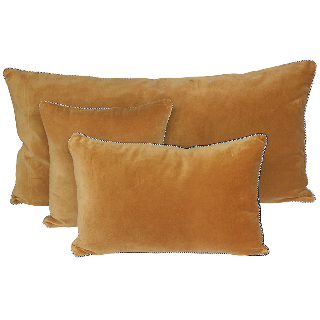 Housse De Coussin En Velours Chamois 40x60cm - Delhi 3 Housse De Coussin En Velours Chamois 40x60cm - Delhi