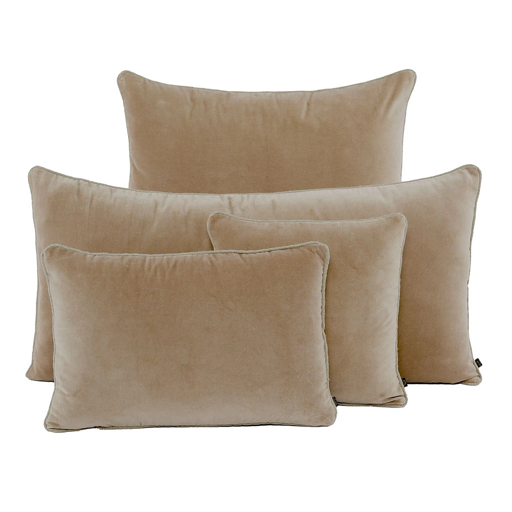 Housse De Coussin En Coton Beige 40x60cm - New Delhi 3 Housse De Coussin En Coton Beige 40x60cm - New Delhi