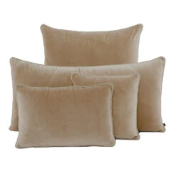 Housse De Coussin En Coton Beige 45x45cm - New Delhi