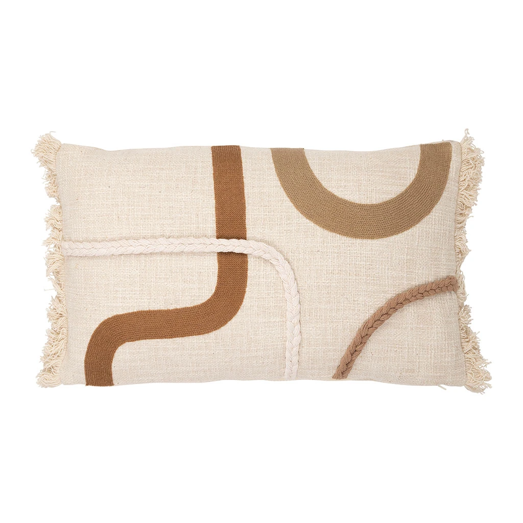 Housse De Coussin En Coton Ecru 50x30cm - Manarola 3 Housse De Coussin En Coton Ecru 50x30cm - Manarola