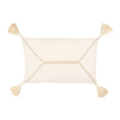 Housse De Coussin En Coton Ecru 50x30cm - Organic