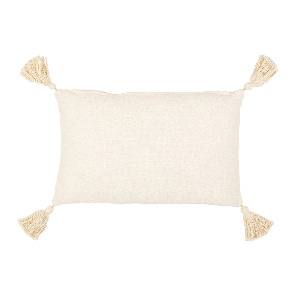 Housse De Coussin En Coton Ecru 50x30cm - Organic 5 Housse De Coussin En Coton Ecru 50x30cm - Organic – Image 3