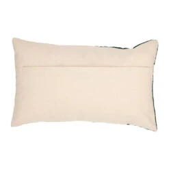 Housse De Coussin En Coton Emeraude Et Beige 50x30cm - Manarola -Magasin De Literie coussin en coton emeraude et beige 50x30cm manarola 77243 77243 DET02 WEB 1