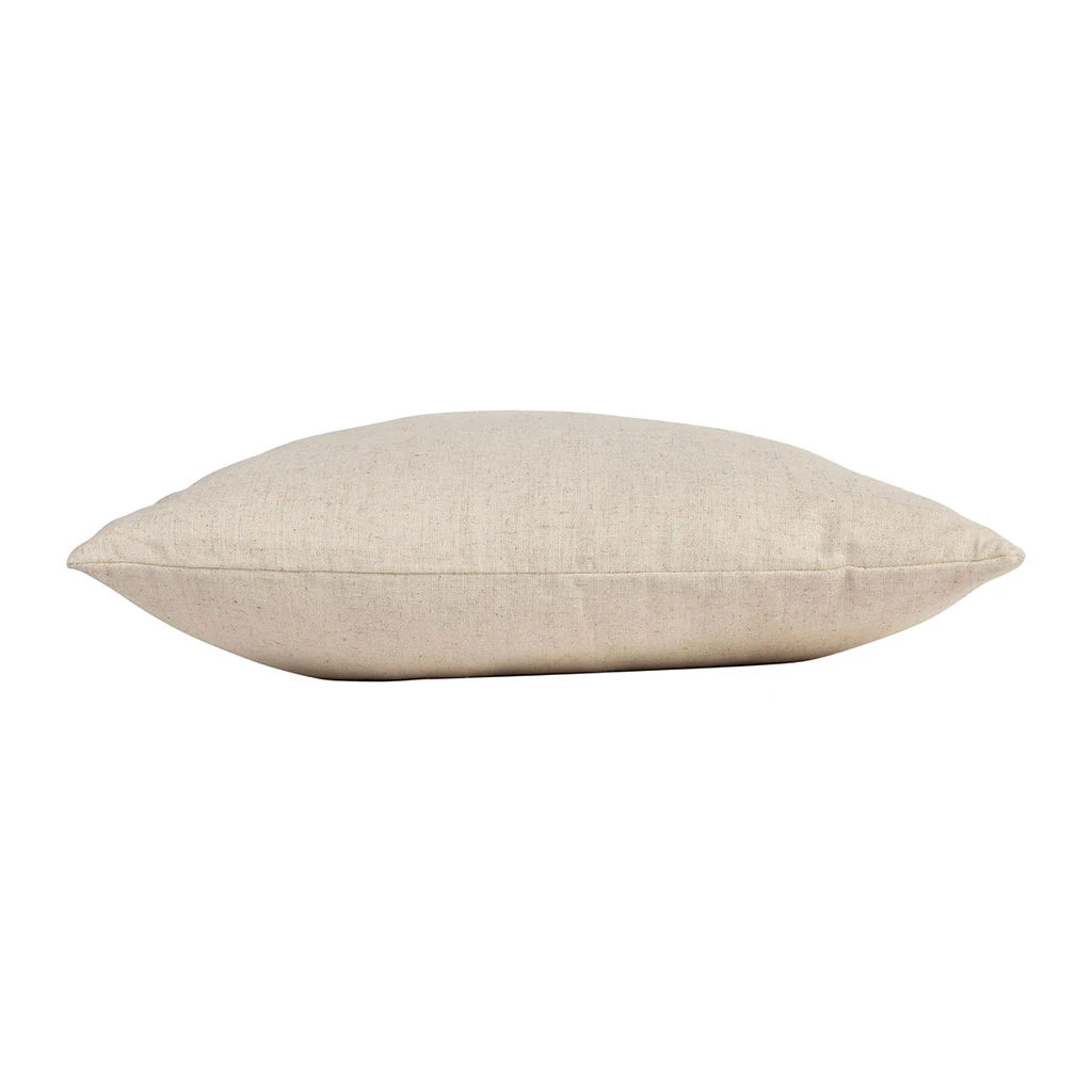 Coussin En Coton Et Lin Naturel Et Jaune Pale 45x45cm - A La Ferme 5 Coussin En Coton Et Lin Naturel Et Jaune Pale 45x45cm - A La Ferme – Image 3