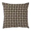 Coussin En Coton Vichy Noir 45x45cm - Campagne 2 Coussin En Coton Vichy Noir 45x45cm - Campagne -Magasin De Literie coussin en coton vichy noir 45x45cm campagne 202070 202070 DEB WEB