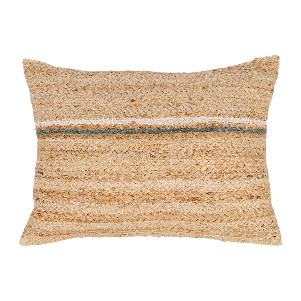 Coussin En Jute Sauge 50x38cm - Sumatra 3 Coussin En Jute Sauge 50x38cm - Sumatra