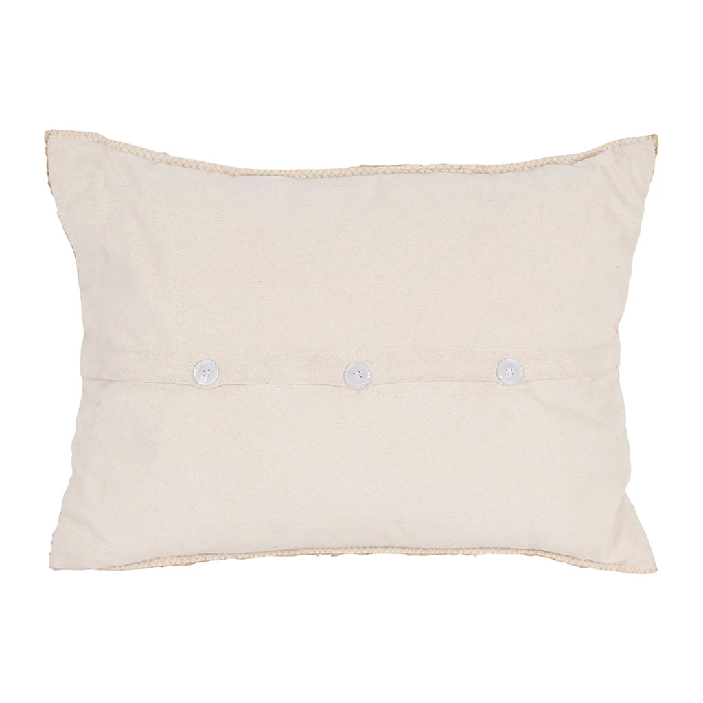 Coussin En Jute Sauge 50x38cm - Sumatra 4 Coussin En Jute Sauge 50x38cm - Sumatra – Image 2