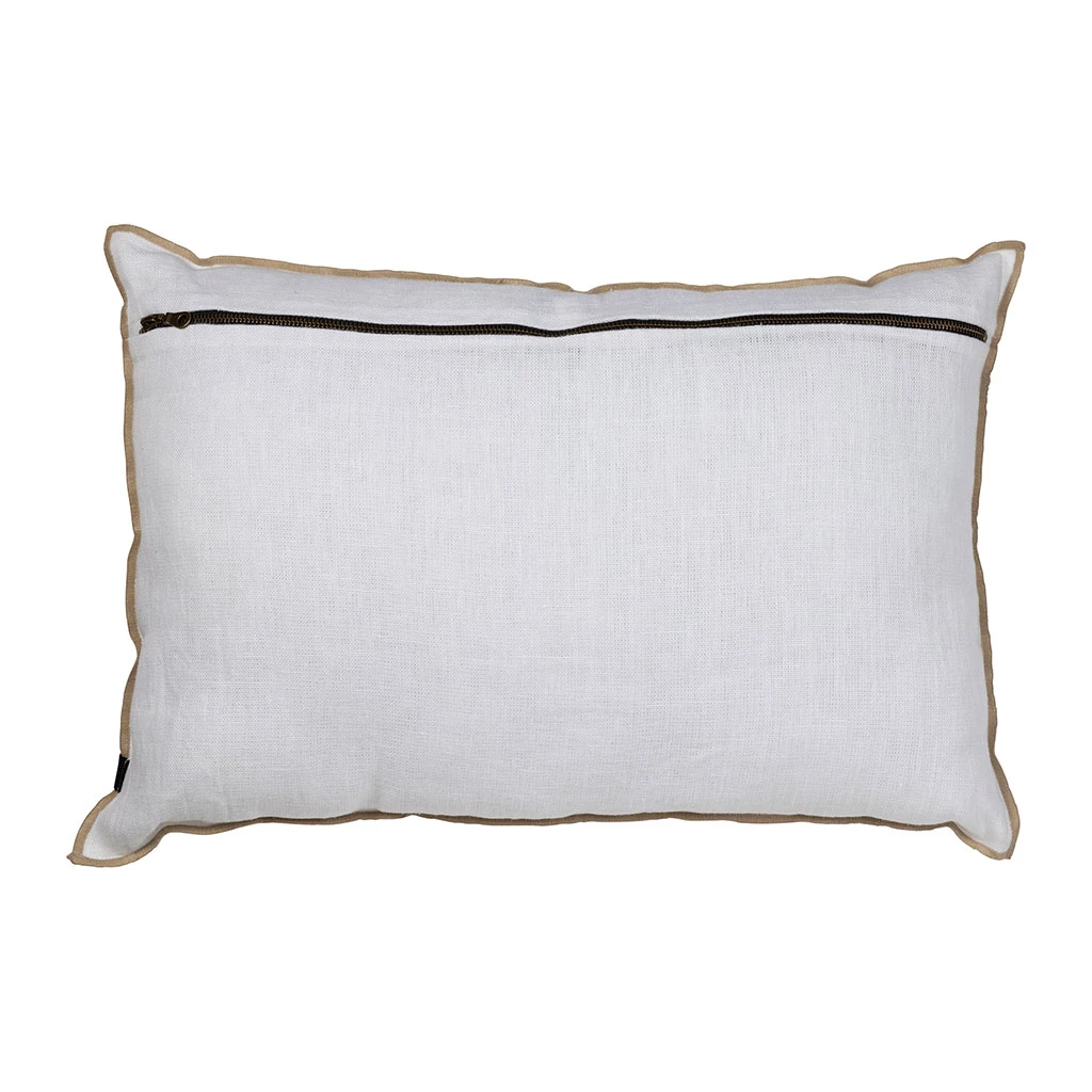 Housse De Coussin En Lin 40x60cm - Calvi 4 Housse De Coussin En Lin 40x60cm - Calvi – Image 2