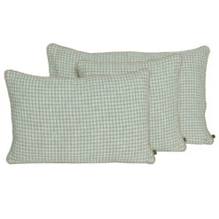 Housse De Coussin En Lin Amande 45x45cm - Piana