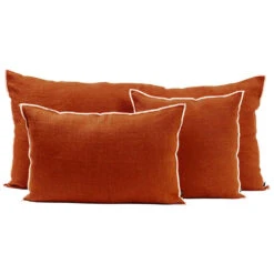 Housse De Coussin En Lin Brick 45x45cm - Chennai -Magasin De Literie coussin en lin brick 45x45cm chennai 642176 642176 FRN01 WEB