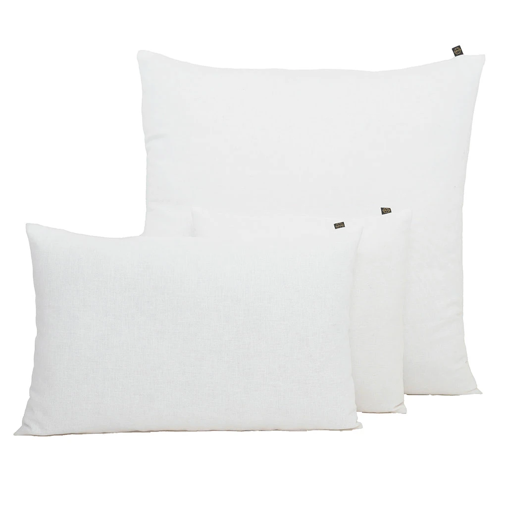 Housse De Coussin En Lin Et Coton Blanc 45x45cm - Figari 4 Housse De Coussin En Lin Et Coton Blanc 45x45cm - Figari – Image 2