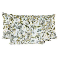 Housse De Coussin En Lin Et Coton Céladon 45x45cm - Mahe