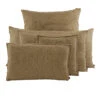 Housse De Coussin En Lin Et Coton Gold 40x60cm - California