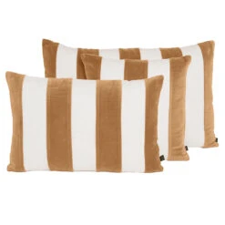 Housse De Coussin En Lin Et Coton Tabac 40x60cm - Perth