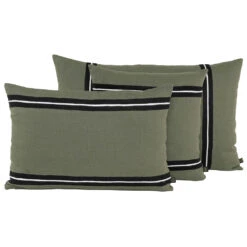 Housse De Coussin En Lin Kaki 45x45cm - Skagen