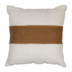 Housse De Coussin En Lin Tabac 45x45cm - Goa