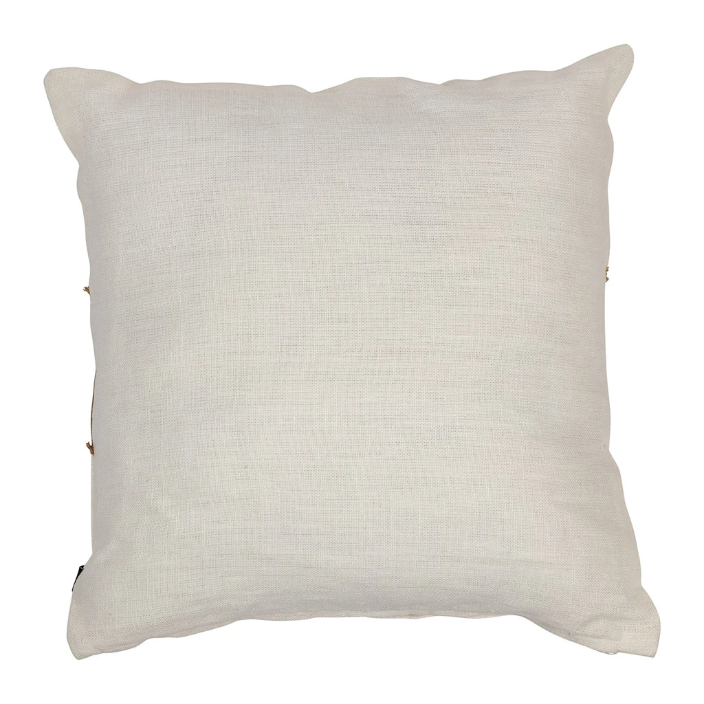 Housse De Coussin En Lin Tabac 45x45cm - Goa 5 Housse De Coussin En Lin Tabac 45x45cm - Goa – Image 3