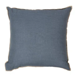 Housse De Coussin En Lin Turquin 45x45cm - Chennai