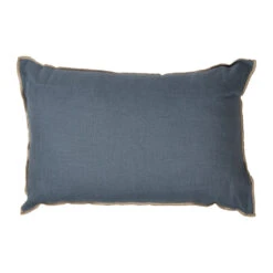 Housse De Coussin En Lin Turquin 60x40cm - Chennai