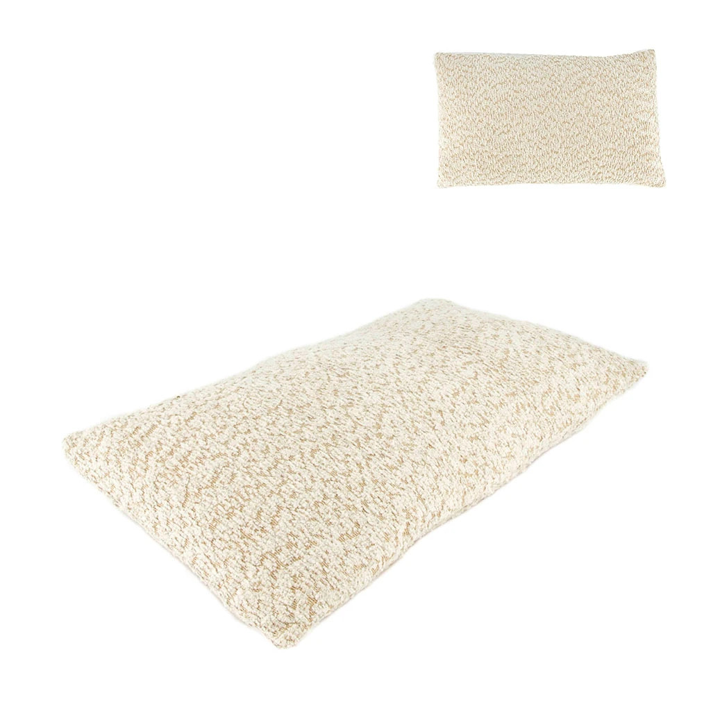 Coussin En Tissu Beige 30x50cm 3 Coussin En Tissu Beige 30x50cm
