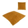 Coussin En Tissu Bouclette Ocre 45x45cm