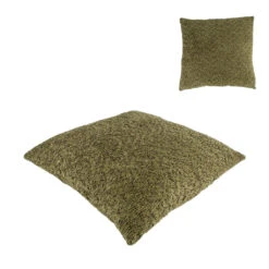 Coussin En Tissu Vert 45x45cm