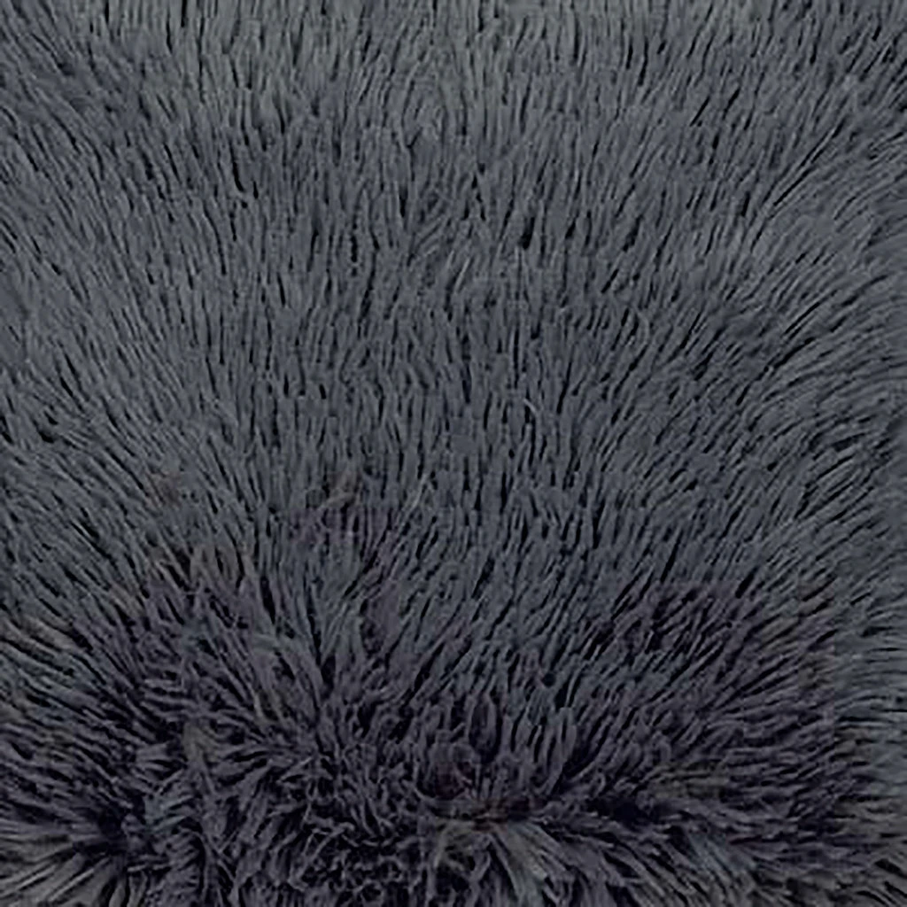 Coussin Fluffy 45x45cm Gris Foncé 5 Coussin Fluffy 45x45cm Gris Foncé – Image 3
