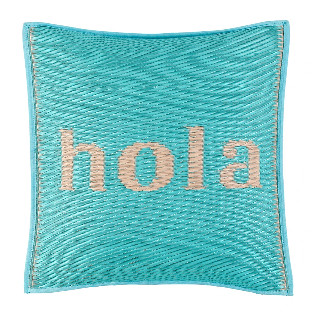 Coussin "Hola" 45x45cm - Palma 3 Coussin "Hola" 45x45cm - Palma