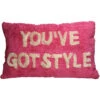 Coussin You've Got Style En Coton Rose 40x60cm