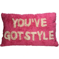 Coussin You've Got Style En Coton Rose 40x60cm