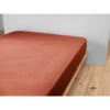 Drap Housse En Gaze De Coton Unie Terracotta 140x190cm - Gaia 1 Drap Housse En Gaze De Coton Unie Terracotta 140x190cm - Gaia -Magasin De Literie drap housse 140x190cm gaze de coton unie gaia terracotta 659051 659051 FRN01 WEB 1