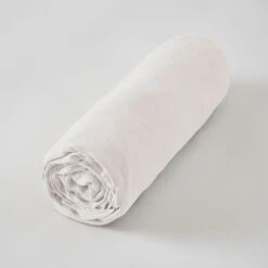Drap Housse En Lin Lavé Craie 140x190cm - Soline -Magasin De Literie drap housse en lin lave craie 140x190cm soline 663960 663960 FRN02 WEB