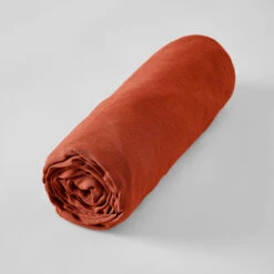 Drap Housse En Lin Lavé Paprika 140x190cm - Soline 5 Drap Housse En Lin Lavé Paprika 140x190cm - Soline -Magasin De Literie drap housse en lin lave paprika 140x190cm soline 663963 663963 FRN02 WEB