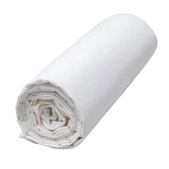 Drap Housse En Percale De Coton Blanc 160x200cm - Venezia