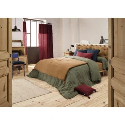 Edredon Camel En Gaze De Coton 150x150cm - Gaia