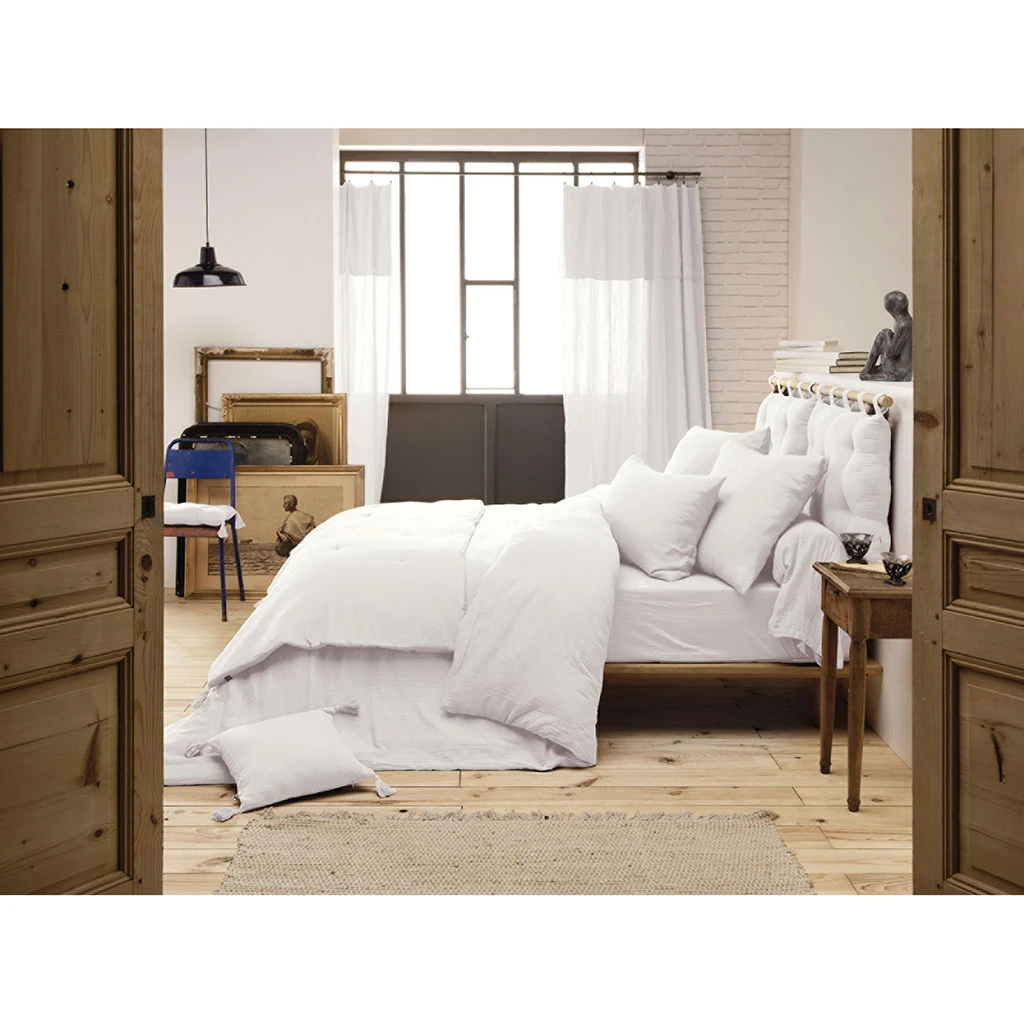 Edredon Chantilly En Gaze De Coton 150x150cm - Gaia 3 Edredon Chantilly En Gaze De Coton 150x150cm - Gaia – Image 2