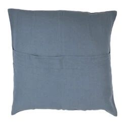 Housse Coussin En Lin Turquin 80x80cm - Porticcio -Magasin De Literie housse coussin en lin turquin 80x80cm porticcio 667230 667230 DET01 WEB 1