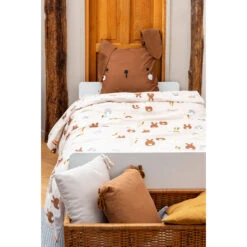 Housse De Couette 140x200cm Et 1 Taie D'oreiller 60x60cm En Coton - Pompon 13 Housse De Couette 140x200cm Et 1 Taie D'oreiller 60x60cm En Coton - Pompon -Magasin De Literie housse de couette 140x200cm et 1 taie d oreiller 60x60cm en coton pom 695177 FRN06 WEB