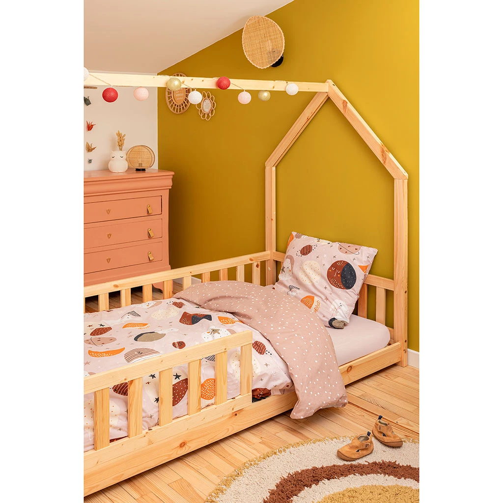 Housse De Couette 140x200cm Et 1 Taie D'oreiller 60x60cm En Coton - Sky Dream 5 Housse De Couette 140x200cm Et 1 Taie D'oreiller 60x60cm En Coton - Sky Dream – Image 3