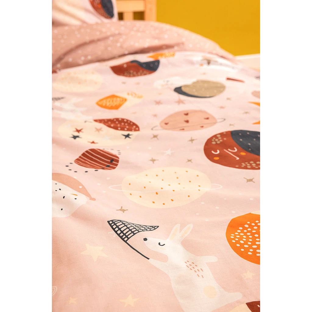 Housse De Couette 140x200cm Et 1 Taie D'oreiller 60x60cm En Coton - Sky Dream 7 Housse De Couette 140x200cm Et 1 Taie D'oreiller 60x60cm En Coton - Sky Dream – Image 5