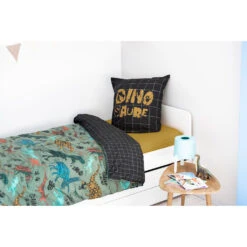 Housse De Couette 240x220cm Et 2 Taies D'oreiller 60x60cm En Coton Blanc Et Noir - Ikat -Magasin De Literie housse de couette 240x220cm et 2 taies d oreiller 60x60cm en coton bl 695016 FRN08 WEB