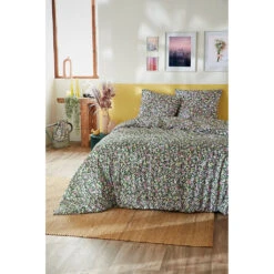 Housse De Couette 240x220cm Et 2 Taies D'oreiller 60x60cm En Coton - Myosotis -Magasin De Literie housse de couette 240x220cm et 2 taies d oreiller 60x60cm en coton my 695175 FRN03 WEB