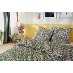 Housse De Couette 240x220cm Et 2 Taies D'oreiller 60x60cm En Coton - Myosotis -Magasin De Literie housse de couette 240x220cm et 2 taies d oreiller 60x60cm en coton my 695175 FRN05 WEB